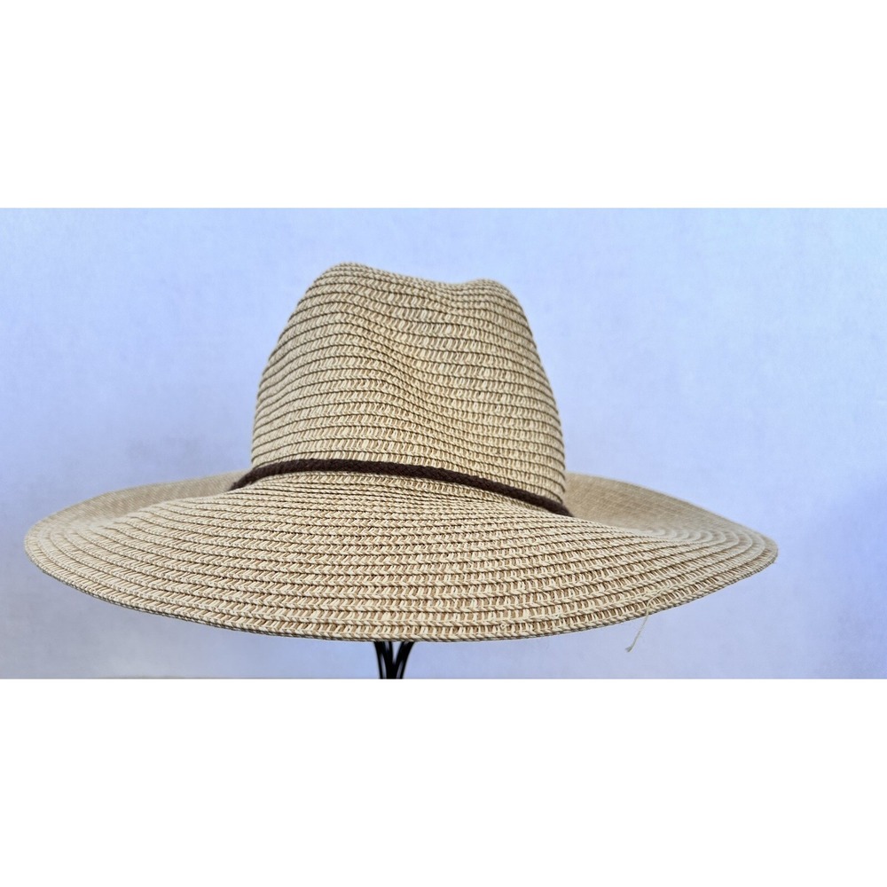Free Authority Straw Panama Hat Chin Strap Men's O/S